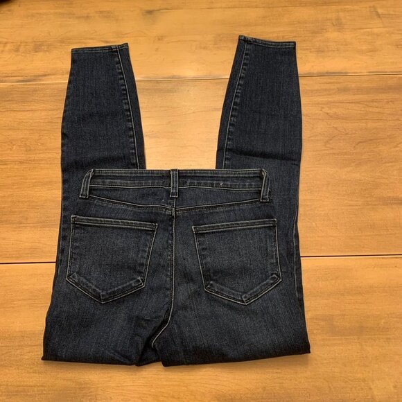 L'AGENCE Margo High Rise Skinny Jeans Dark Wash Size 24 - Picture 3 of 8